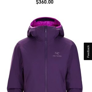 Like new Arc’teryx Atom Large women’s hoodie
